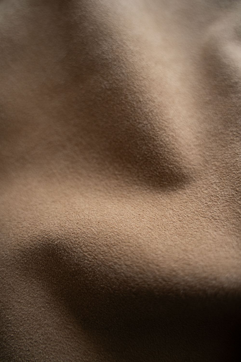 【25AW】フェイクスウェードシャツブルゾン(CAMEL)