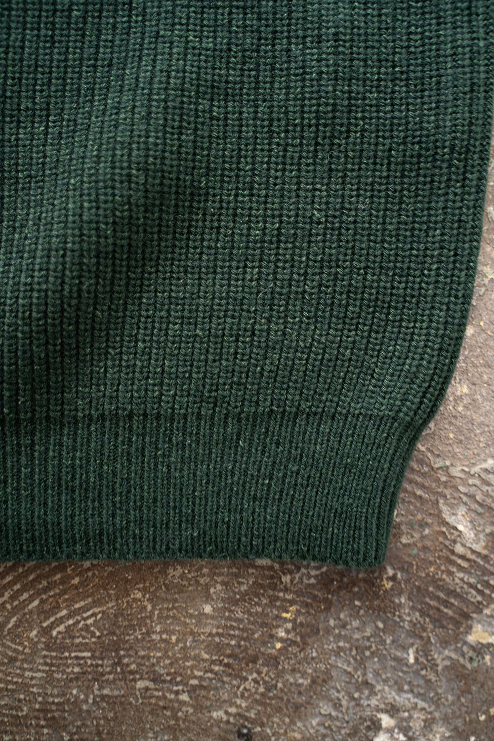 【ラスト1点】【24AW】ウール×シルクハイネックニット(GREEN)