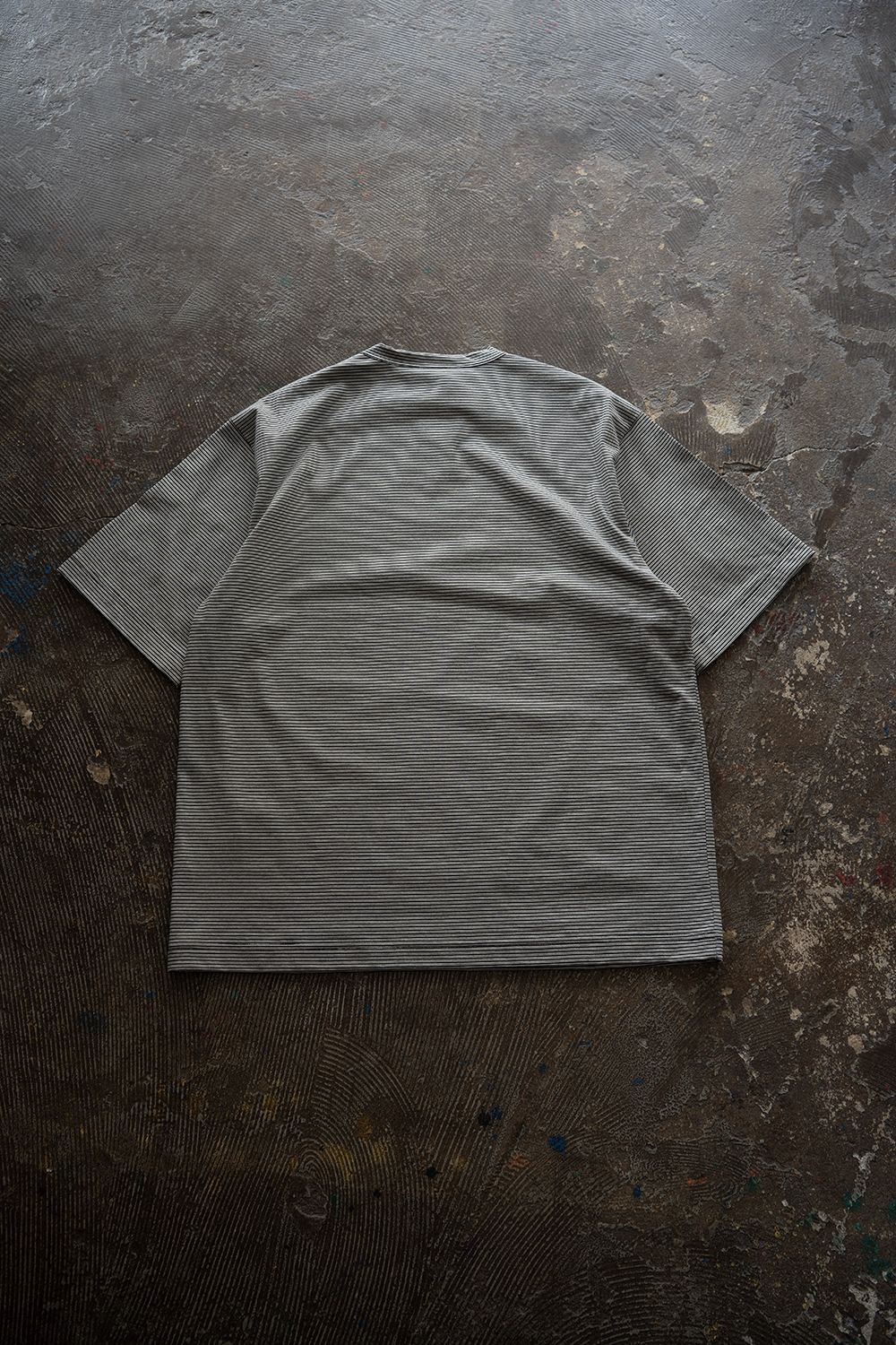 【26SS】ボーダーTシャツ(GREY×BLACK)
