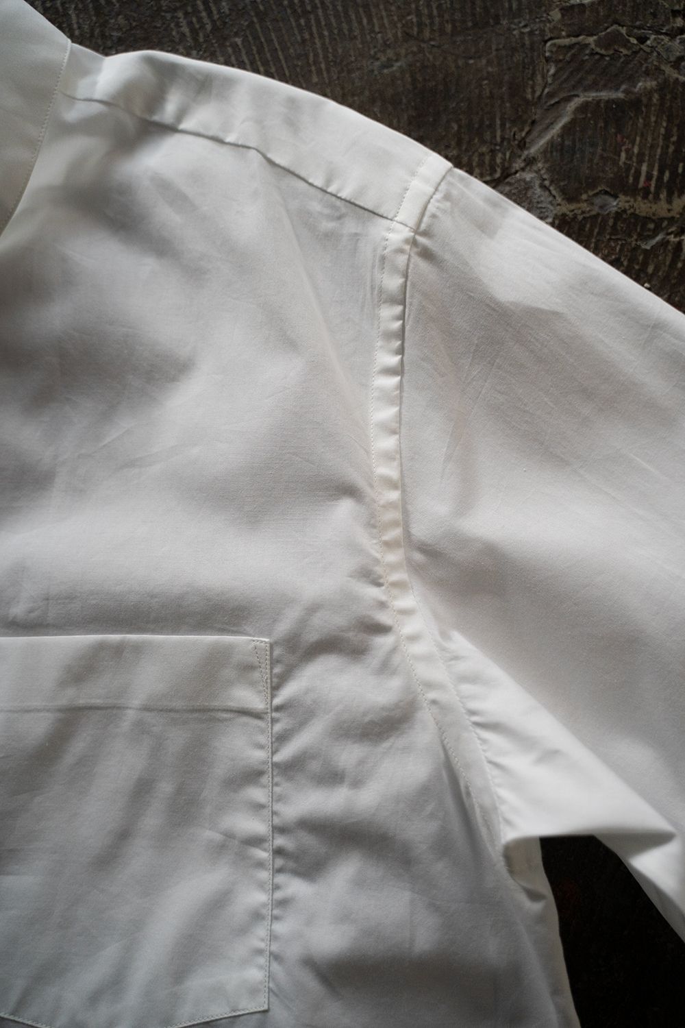 【ラスト1点】【24AW】ブロードレギュラーカラーシャツ(WHITE)