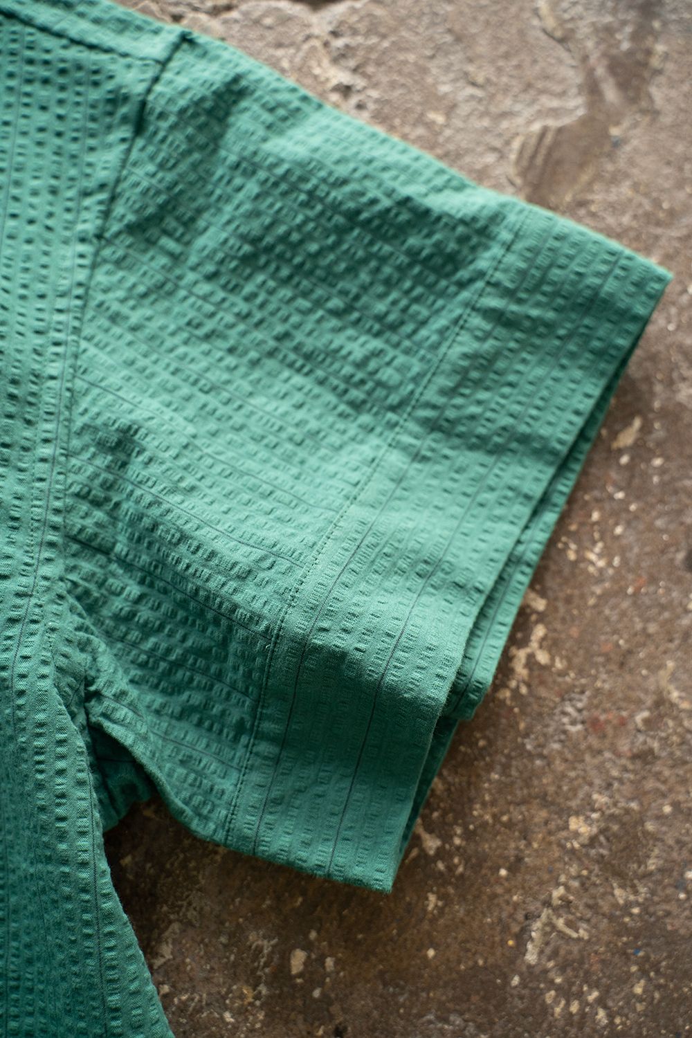 【ラスト1点】【23SS】"joint(short)"pajama【オールインワン】(GREEN×BLACK)