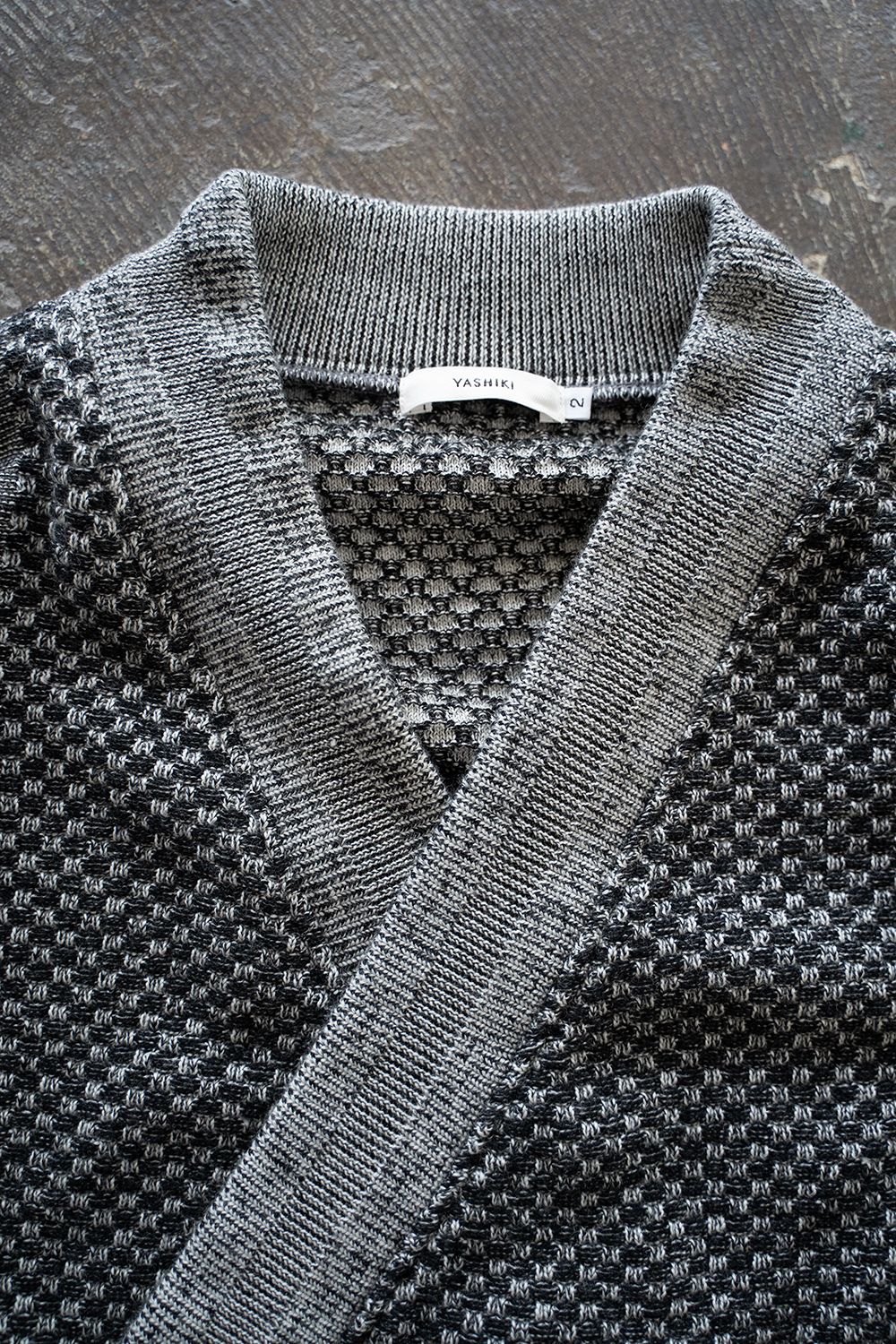 【25AW】Yukiato Knit Coat(MIX GRAY)
