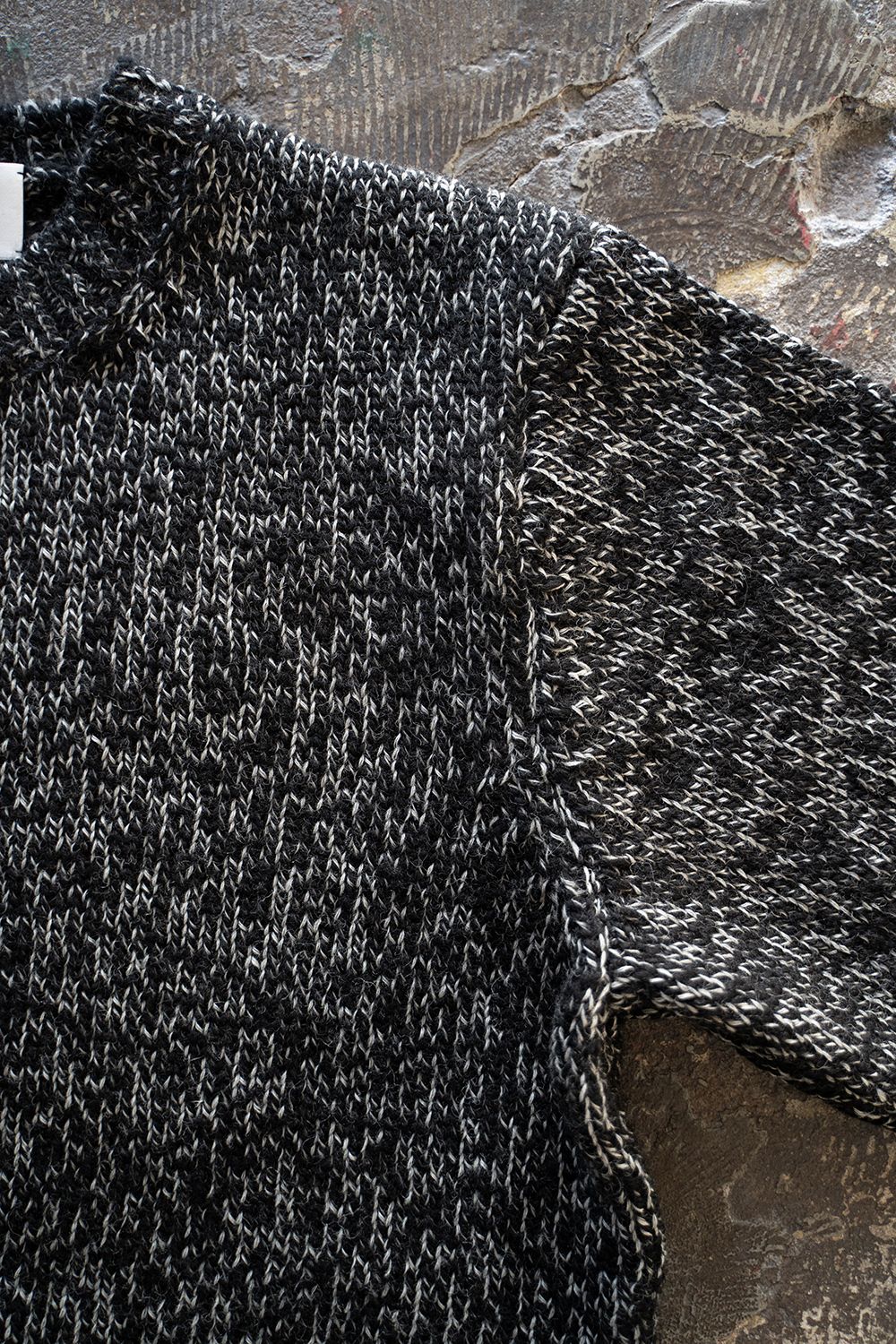 【ラスト1点】【23AW】3Gメランジニット(INK BLACK)