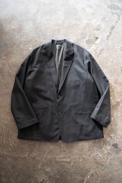 【ラスト1点】【22AW】ウールタッサージャケット(INK BLACK)