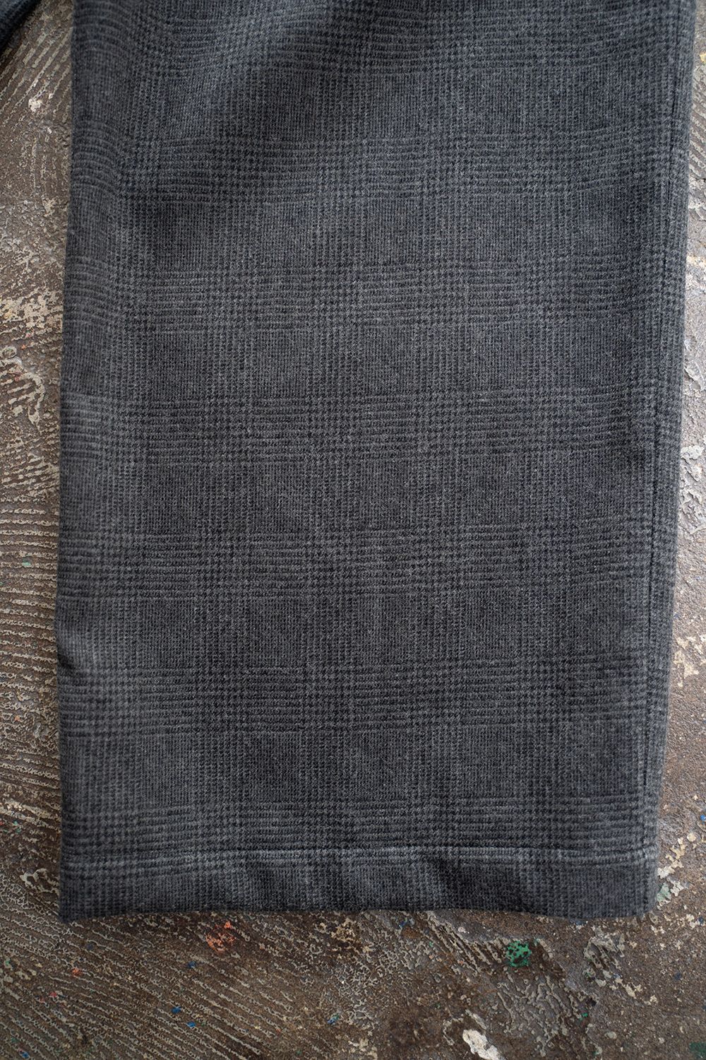 【25AW】Glen Check Trousers/グレンチェックトラウザーズ(GRAY)