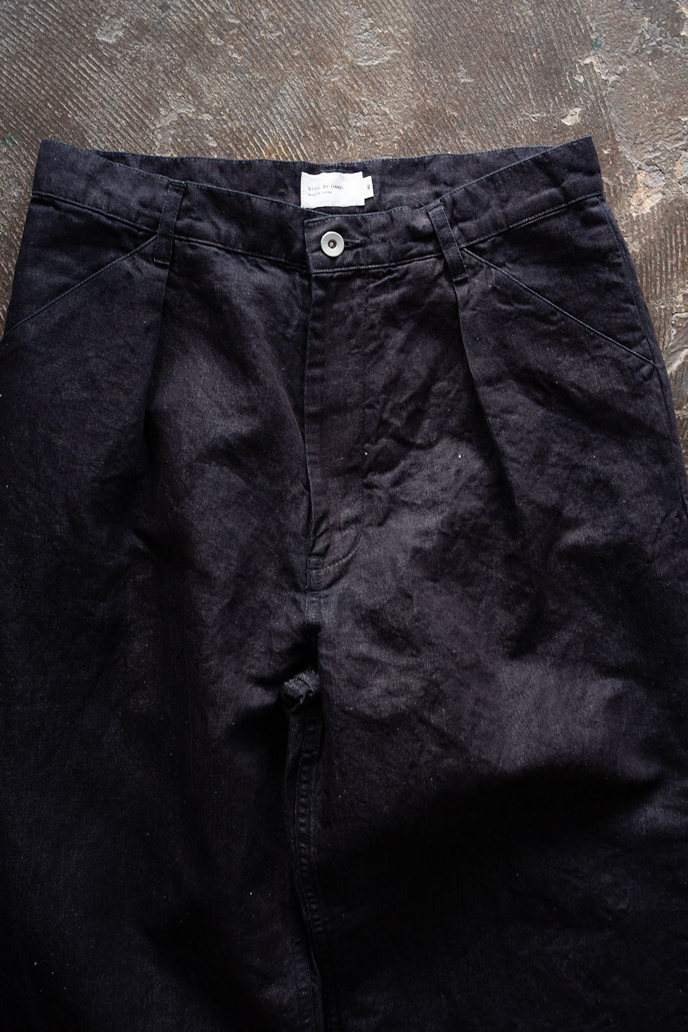 【26SS】8.5oz大麻混デニムワンタックパンツ(DARK NAVY)