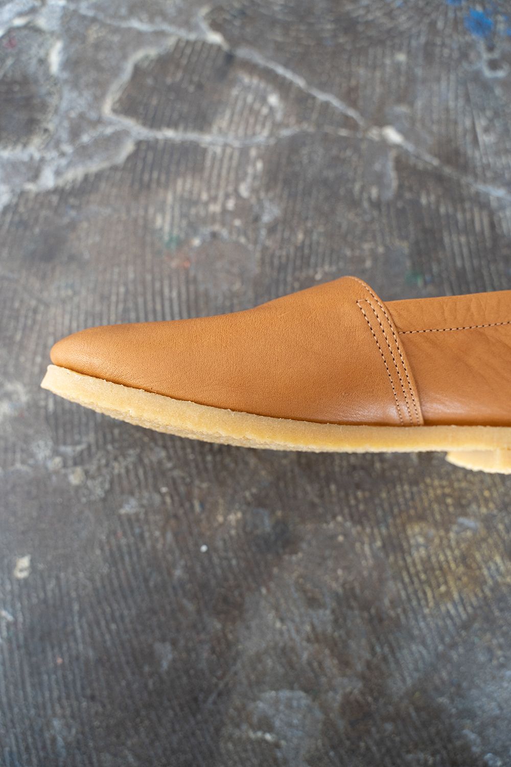【ラスト1点】ノンクロムレザースリッポン(CAMEL)