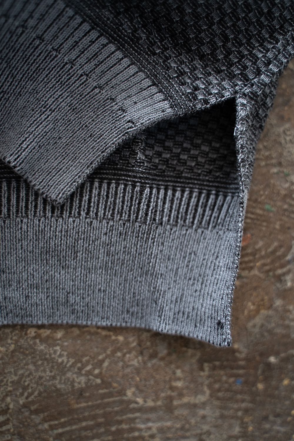 【ラスト1点】【25SS】Umiiro Knit Polo(BLUE)