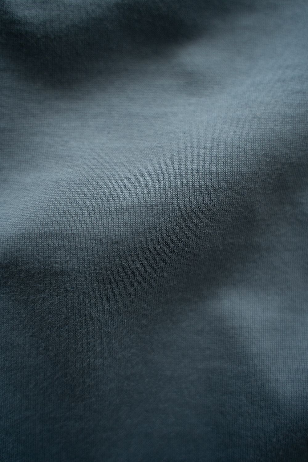 【25SS】オーバーサイズネックリブTシャツ(SMOKE BLUE)
