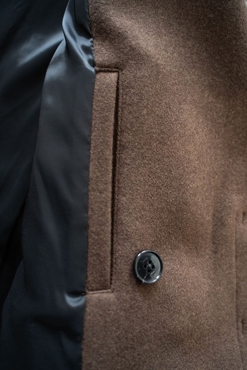 【25AW】Belted Over Coat/ベルテッドオーバーコート(BROWN)