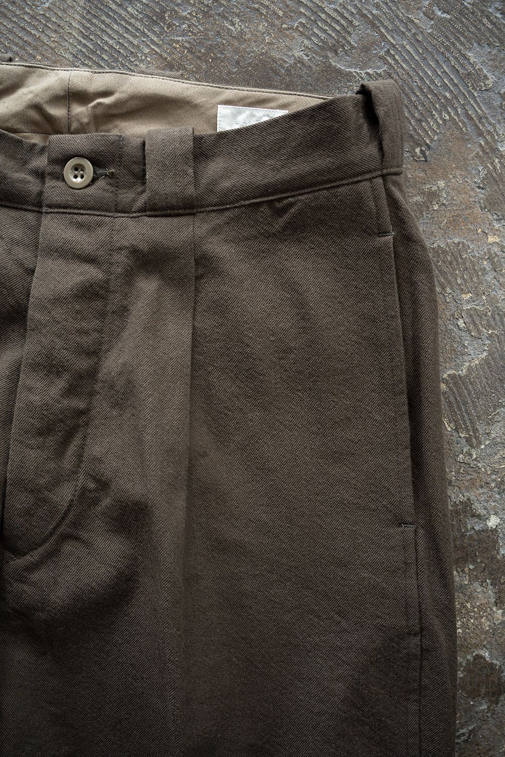【26AW】Wool Cotton Military Pants(BROWN)