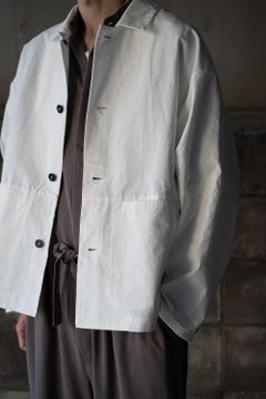 【ラスト1点】【21SS】Drop Shoulder Jacket(WHITE)