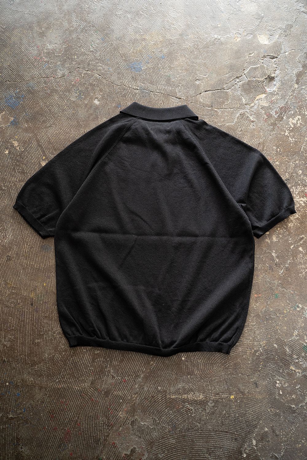 STILL BY HAND - 【ラスト1点】【25SS】和紙混12Gニットポロ