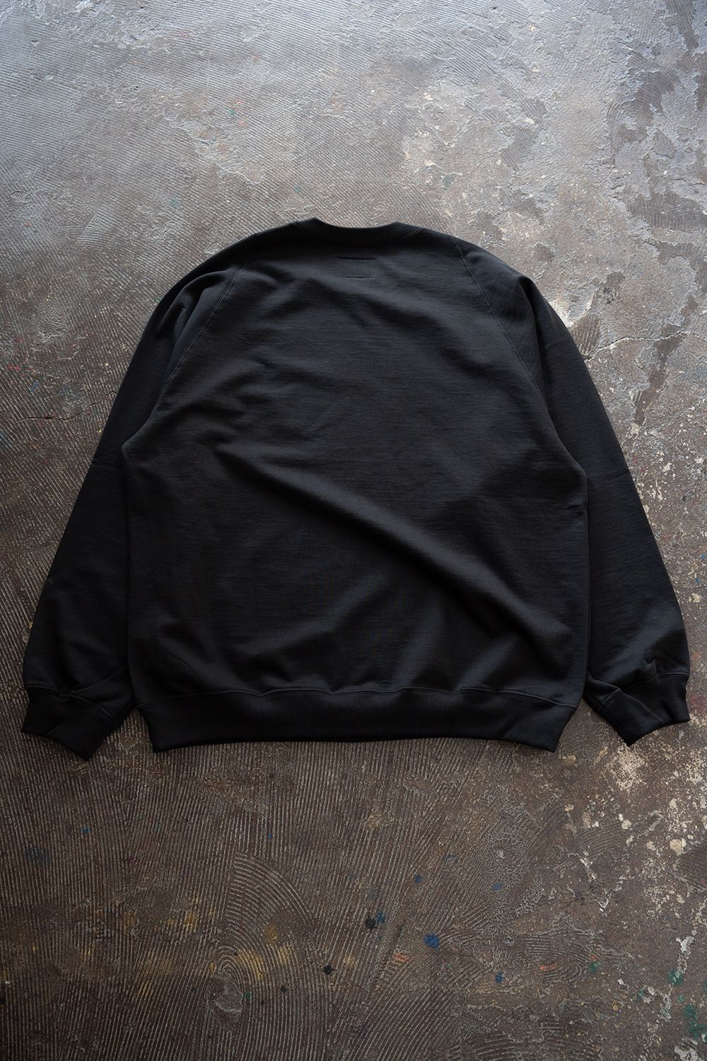 【ラスト1点】【26AW】ラグランスリーブプルオーバースウェット(INK BLACK)