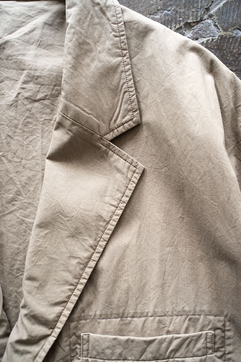 【ラスト1点】【22SS】Reversible 2 Button Jacket(KHAKI)
