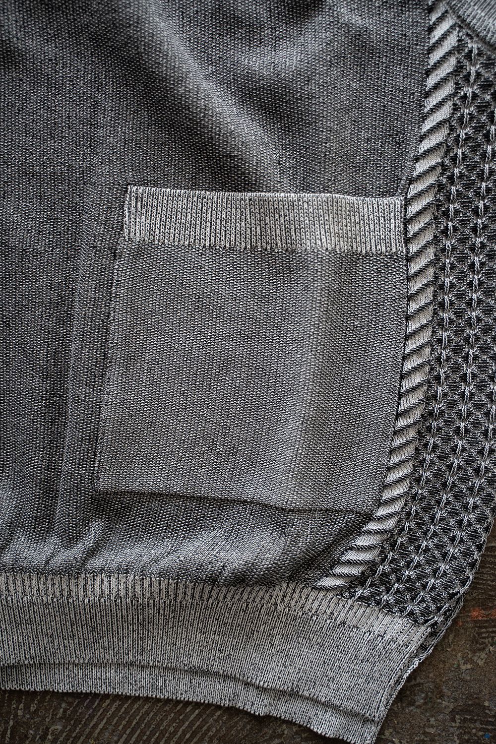 【ラスト1点】【25SS】Kinkai collar Vest(MIX GRAY)