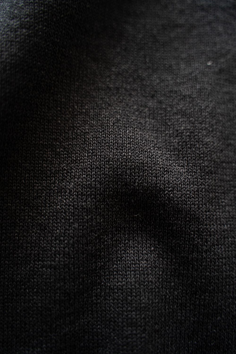 【ラスト1点】【25SS】和紙混12Gニットポロ(BLACK)