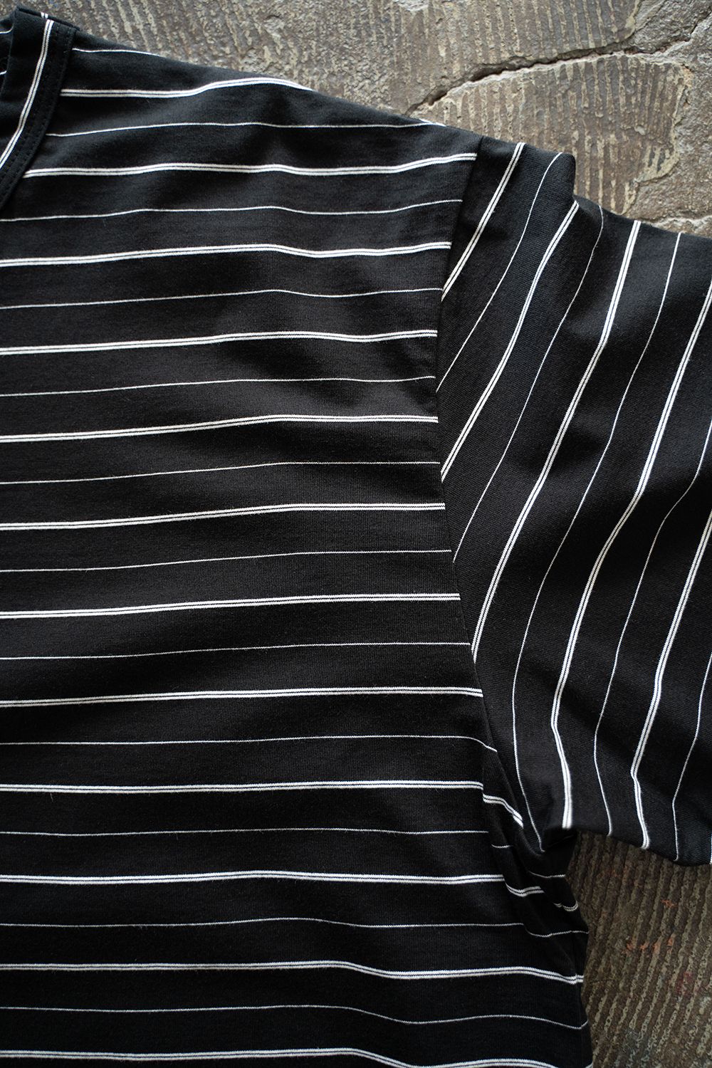 【ラスト1点】【25SS】ボーダーTシャツ(BLACK×WHITE)