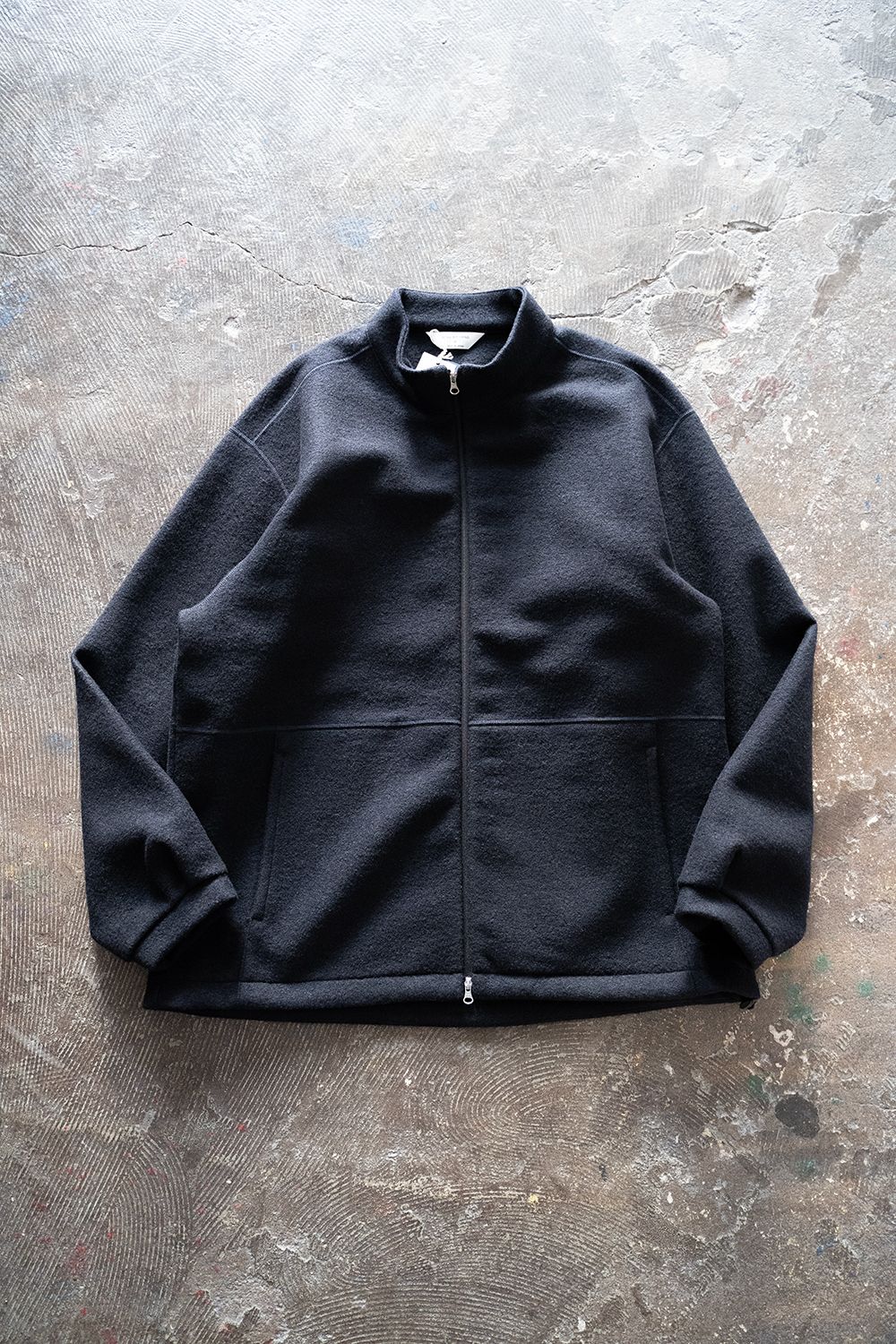 STILL BY HAND - 【ラスト1点】【22AW】ウールパイルブルゾン(CHARCOAL