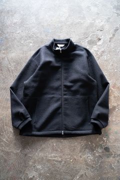 【ラスト1点】【22AW】ウールパイルブルゾン(BLACK NAVY)