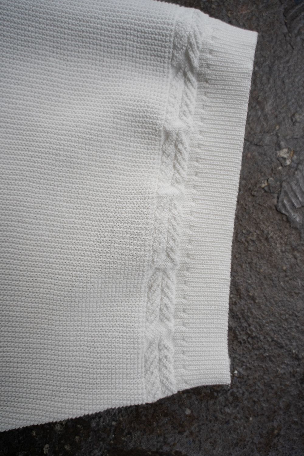 【YASHIKI(ヤシキ)】25SS Funaato Knit サンプル品 YASHIKI - 【ラスト1点】【25SS】Funaato Knit(WHITE) | Salty