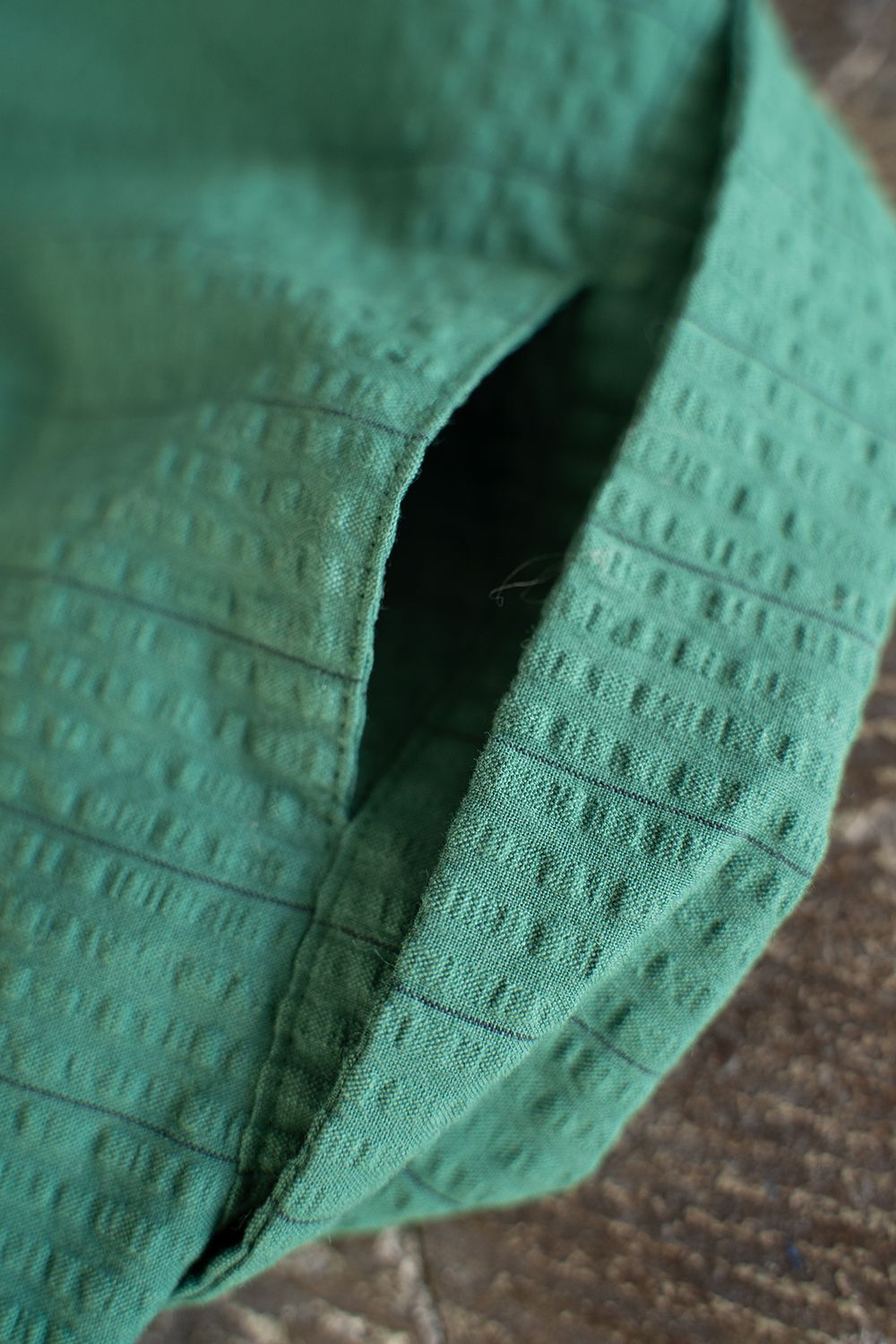 【ラスト1点】【23SS】"week s/s"pajama【セットアップ】(GREEN×BLACK)