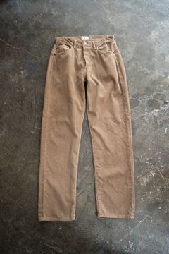 スビンコットンコーデュロイストレート5Pパンツ(BEIGE BALL BIO WASH)