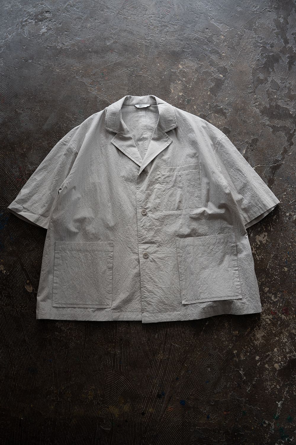 【26SS】Organic Cotton Ripstop Hybrid Shirt(TAUPE)