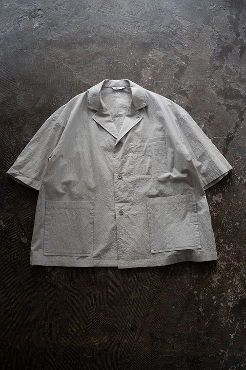 【26SS】Organic Cotton Ripstop Hybrid Shirt(TAUPE)