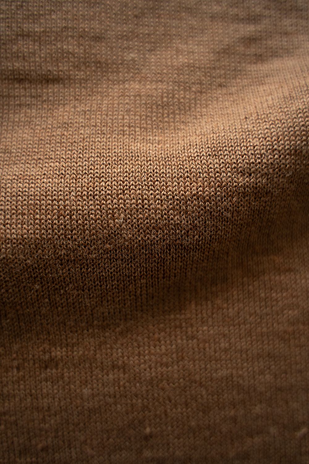 【ラスト1点】【25SS】リネン×コットンニットTee(BRICK)