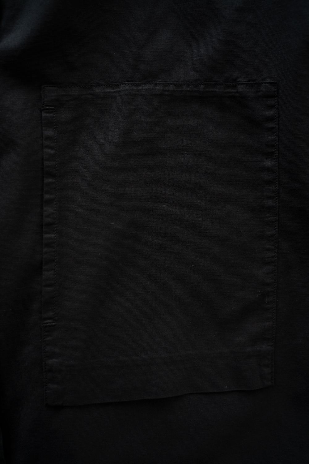 【ラスト1点】【26SS】コットン×ヘンプオーバーシャツ(INK BLACK)