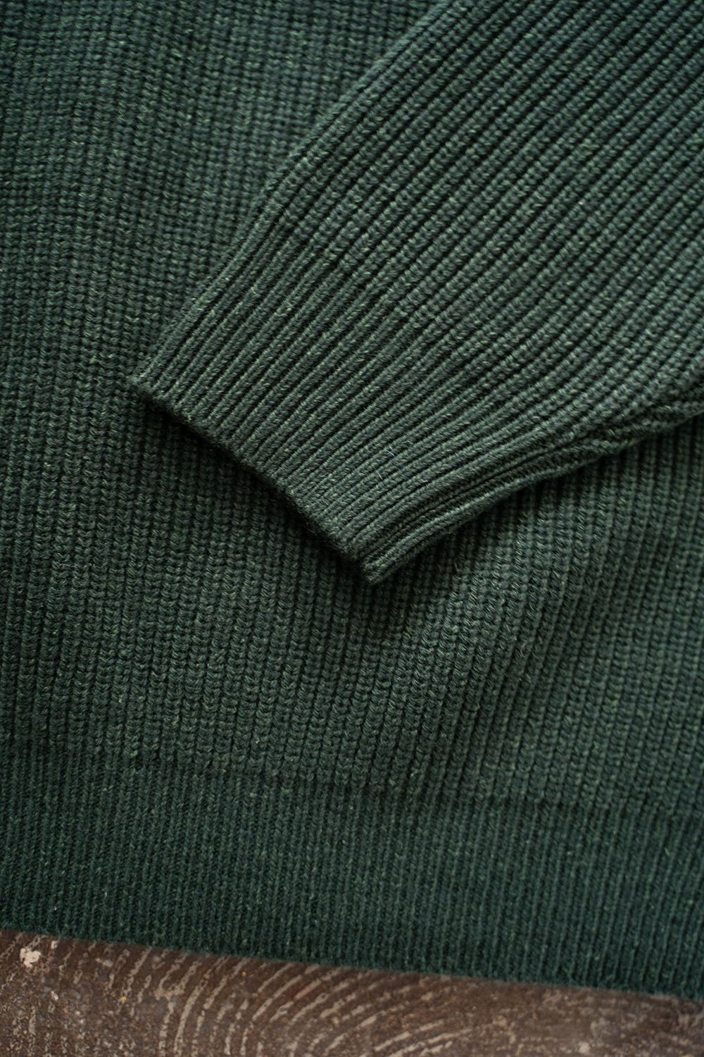 【ラスト1点】【24AW】ウール×シルクハイネックニット(GREEN)