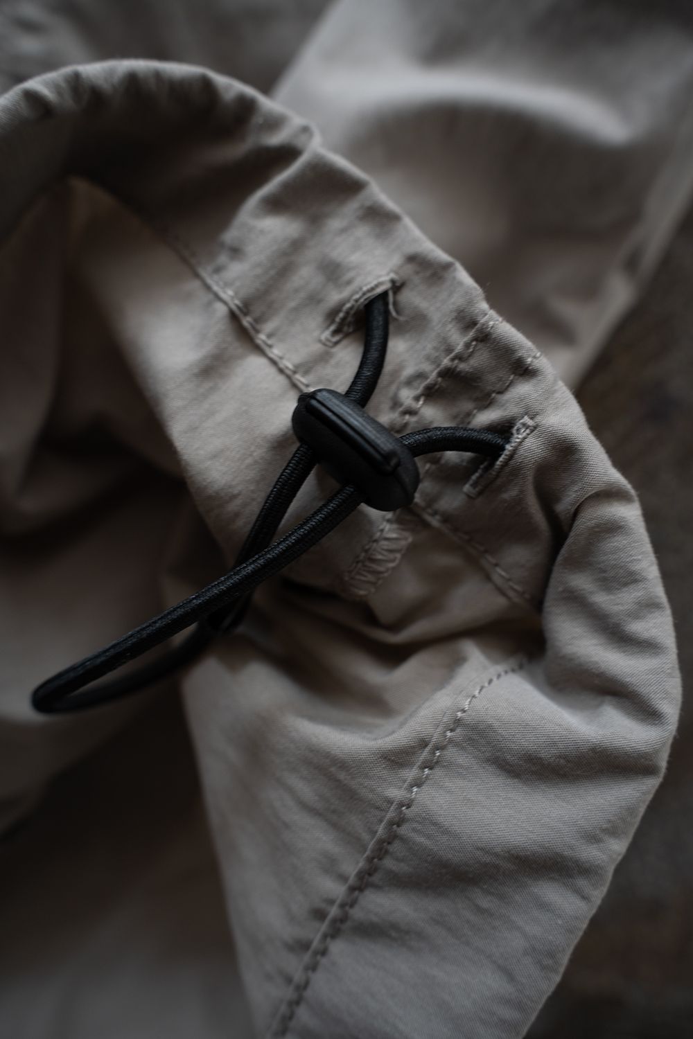 【26SS】2-Tack Puckering Wide Pants/2タックパッカリングワイドパンツ(LIGHT GRAY)