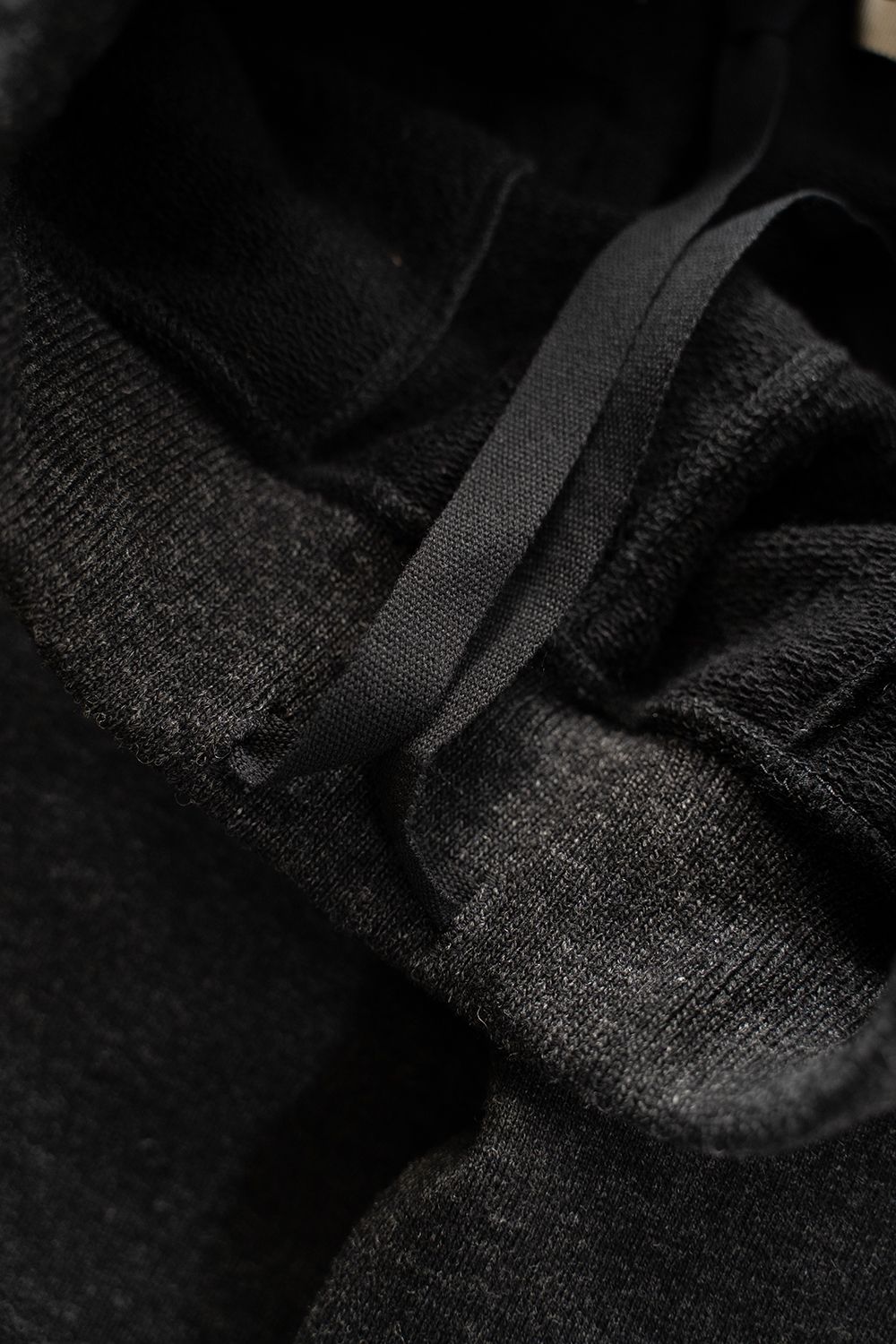 【ラスト1点】wool french terry truck pants/ウールフレンチテリートラックパンツ(CHARCOAL)