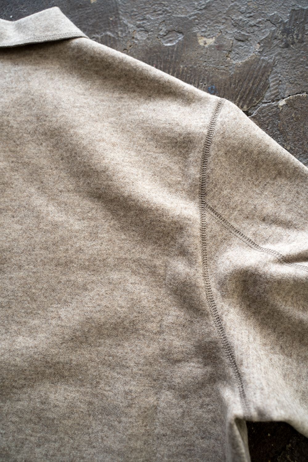 Cale - 【ラスト1点】Wool Felt Coat/縮絨ウールコート(GRAY) | Salty