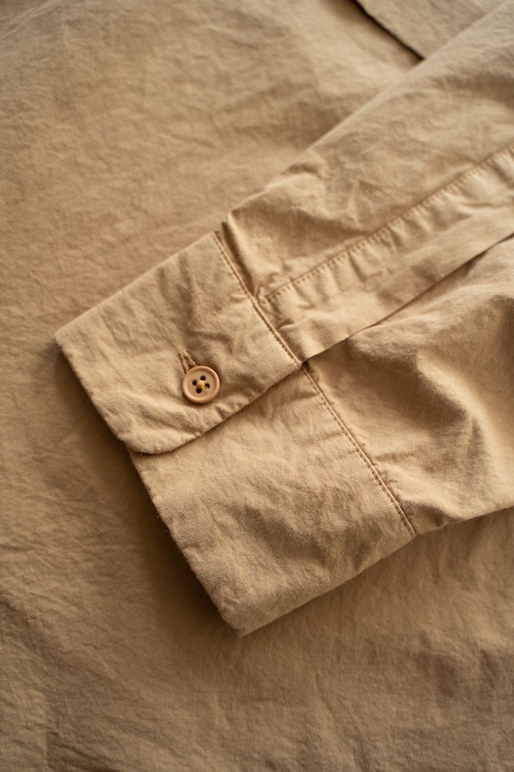 【ラスト1点】【25AW】ガーメントダイオーバーシャツ(PALE ORANGE)