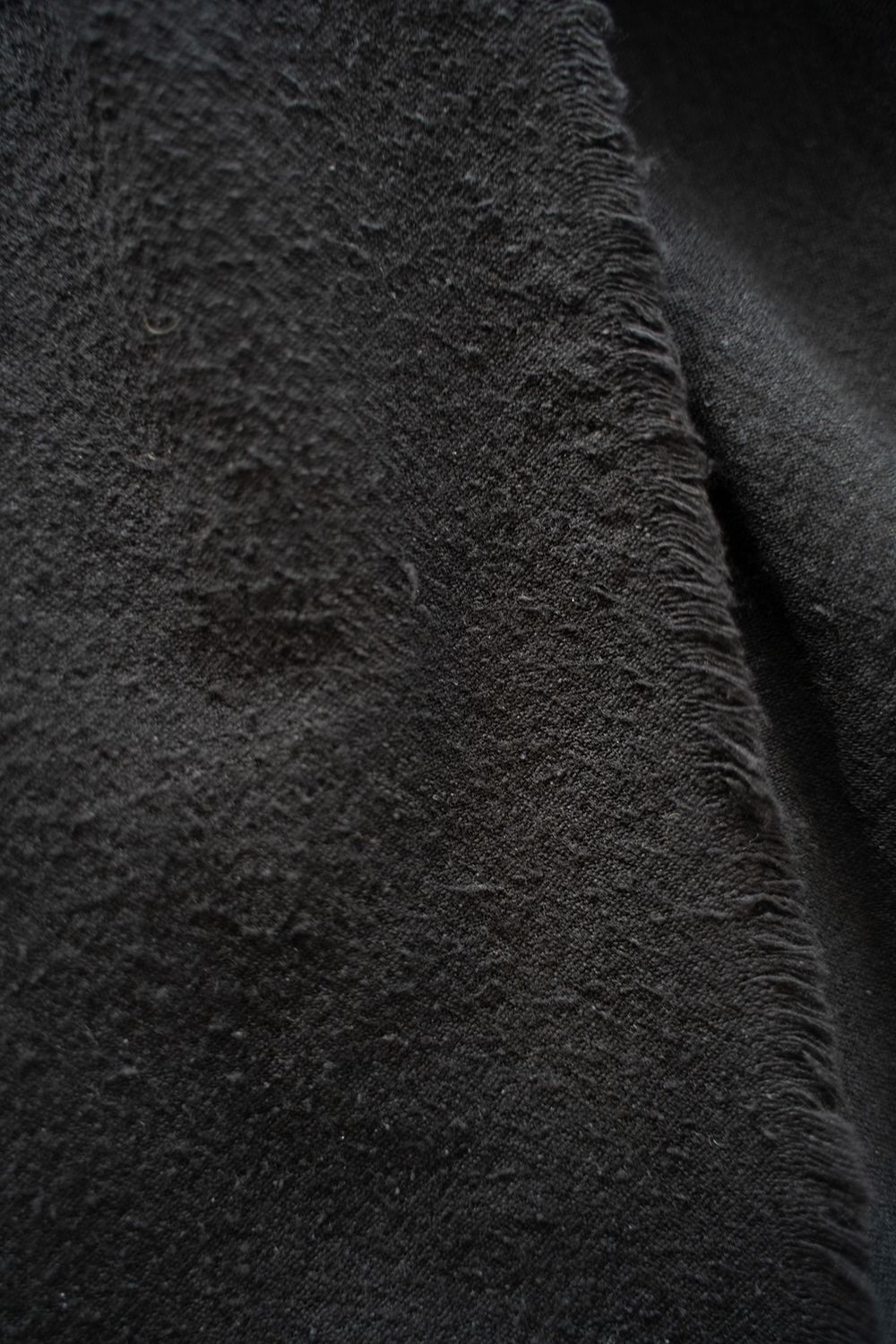 MITTAN - 三重織綿絹毛麻ジャケット(黒がさね) | Salty