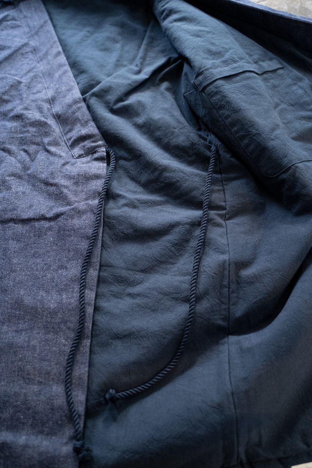 【ラスト1点】"futon"gown(DENIM)