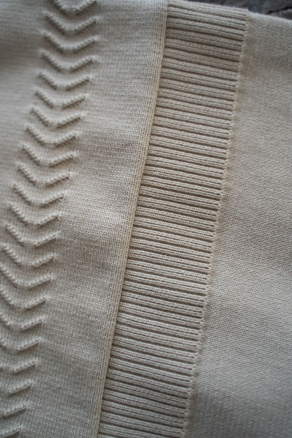 【ラスト1点】【24SS】Mebuki Knit Blouson(PEARL GRAY)