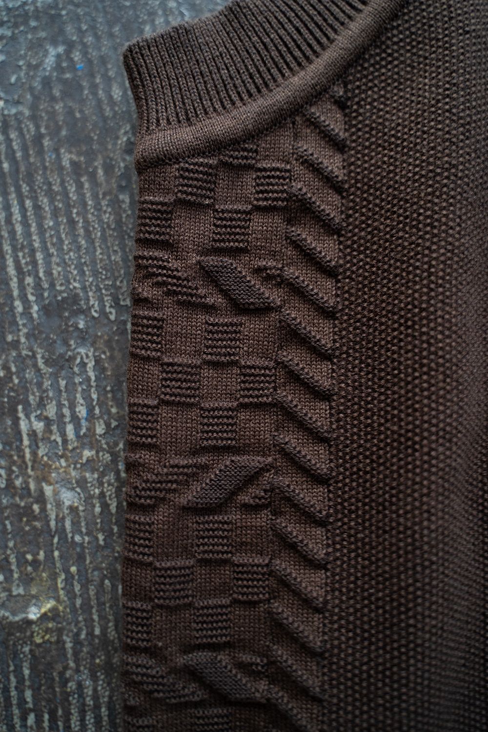 YASHIKI - 【24SS】Tsukushi Vest(BROWN) | Salty