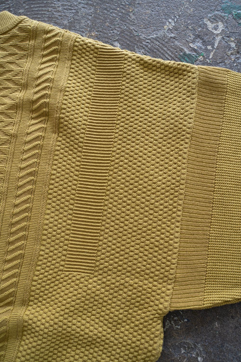 【ラスト1点】Harukaze Henley Knit(CITRON YELLOW)