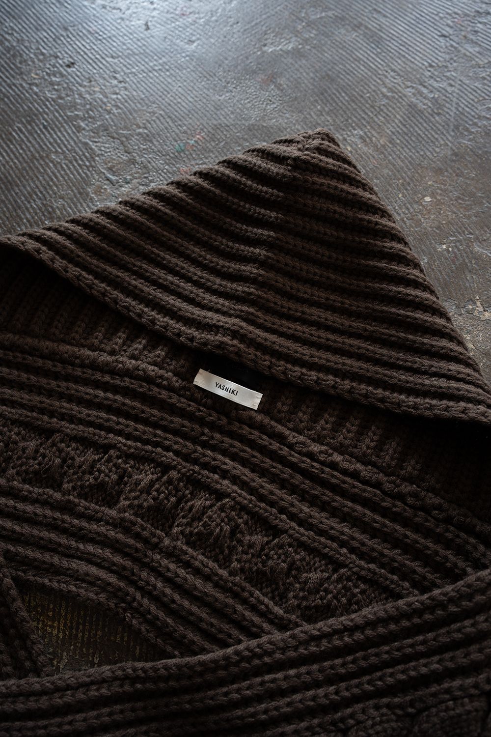 【26AW】Kanya Hooded Scarf(BROWN)