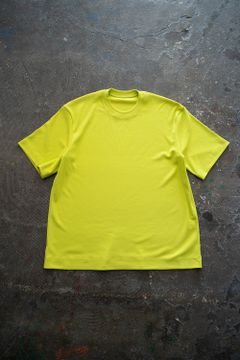【ラスト1点】強撚コットンスムースTシャツ(YELLOW)