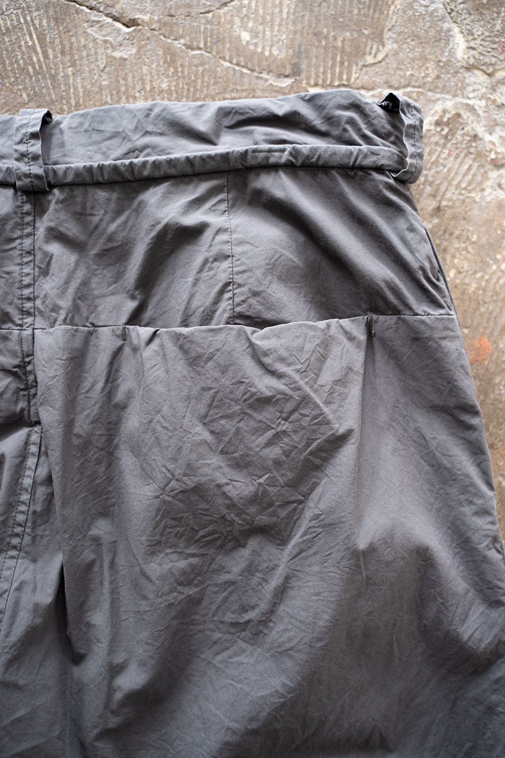 【ラスト1点】【22SS】Back Seam Garment Dyed Pants(SLATE)