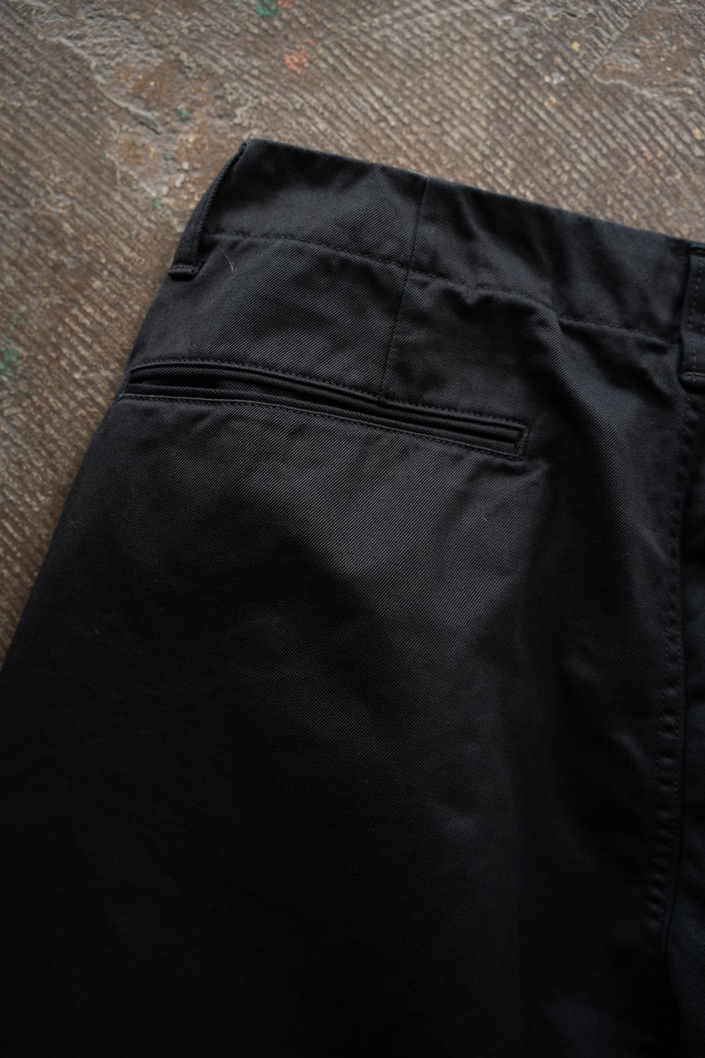 【26SS】セルビッチチノワンタックパンツ(BLACK NAVY)