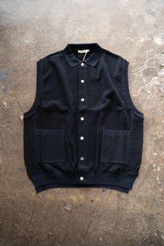 【25SS】Kinkai collar Vest(NAVY)