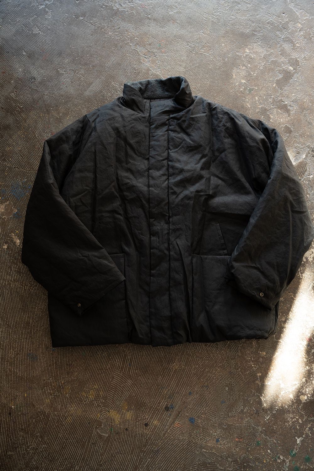 【26AW】シンサレートスタンドカラーブルゾン(INK BLACK)