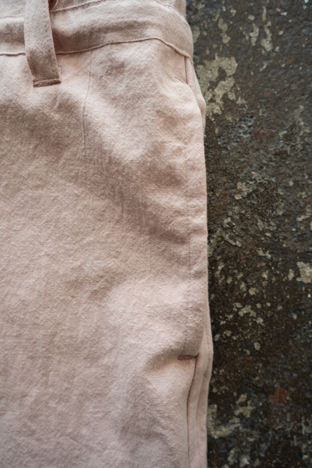 【26SS】"joint(short)"pajama【オールインワン】(wwashed light cotton PINK)