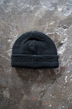 【22SS】Yagasuri Knit Cap(BLACK)