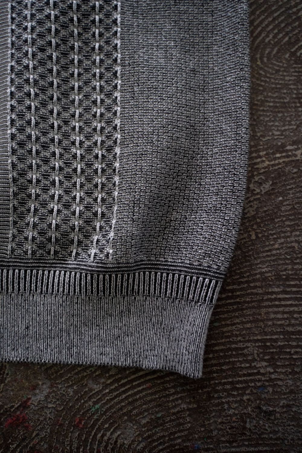 【26SS】Kanto Knit Polo(MIX GRAY)